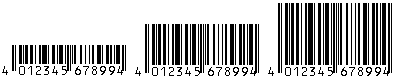 
                      Barcode EAN, Code 39, Code 128, PDF 417,
                      Datamatrix, Maxicode, Aztec